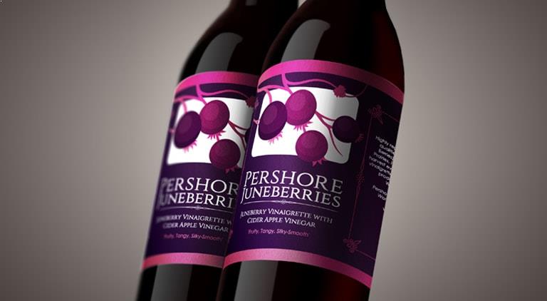 Pershore Juneberries - Packaging - Multiple Graphic Design